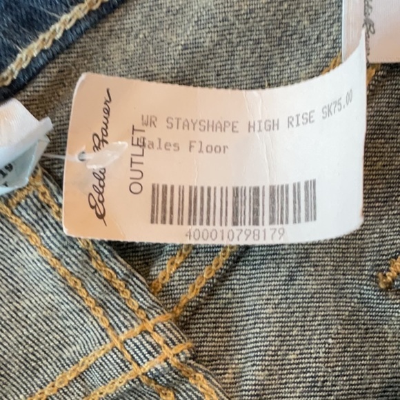 NWT Eddie Bauer Slightly Curvy High rise Size 8 - Picture 6 of 7